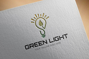 Green Light Logo Template