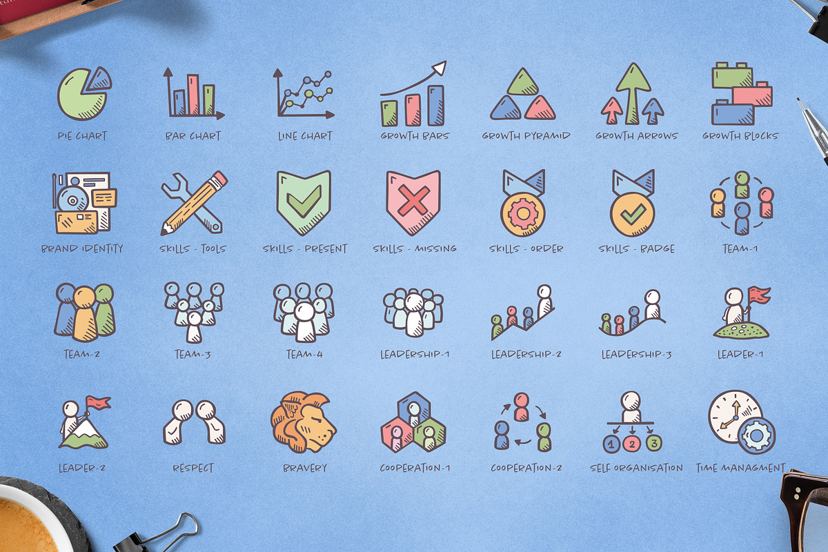 Business Hand-drawn Icons, an Icon by Good Stuff No Nonsense (Photo 2 of 12)