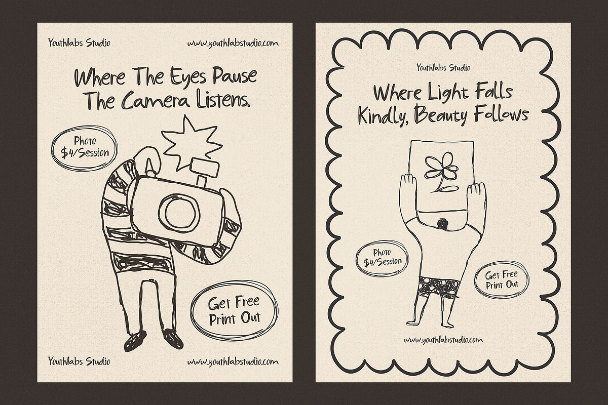 Drifty Pen – Scribble Handdrawn Font, a Handwritten Font by Youthlabs Studio (Photo 6 of 12)