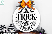 Halloween Round Sign SVG Bundle, a Graphic by Designer302 (Thumbnail 14 of 17)