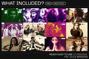 12 Photo Effect Templates, a Layer Style Add-On by iDoodle Studio (Thumbnail 2 of 6)