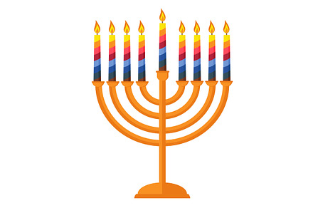 SALE 50% ! Hanukkah menora