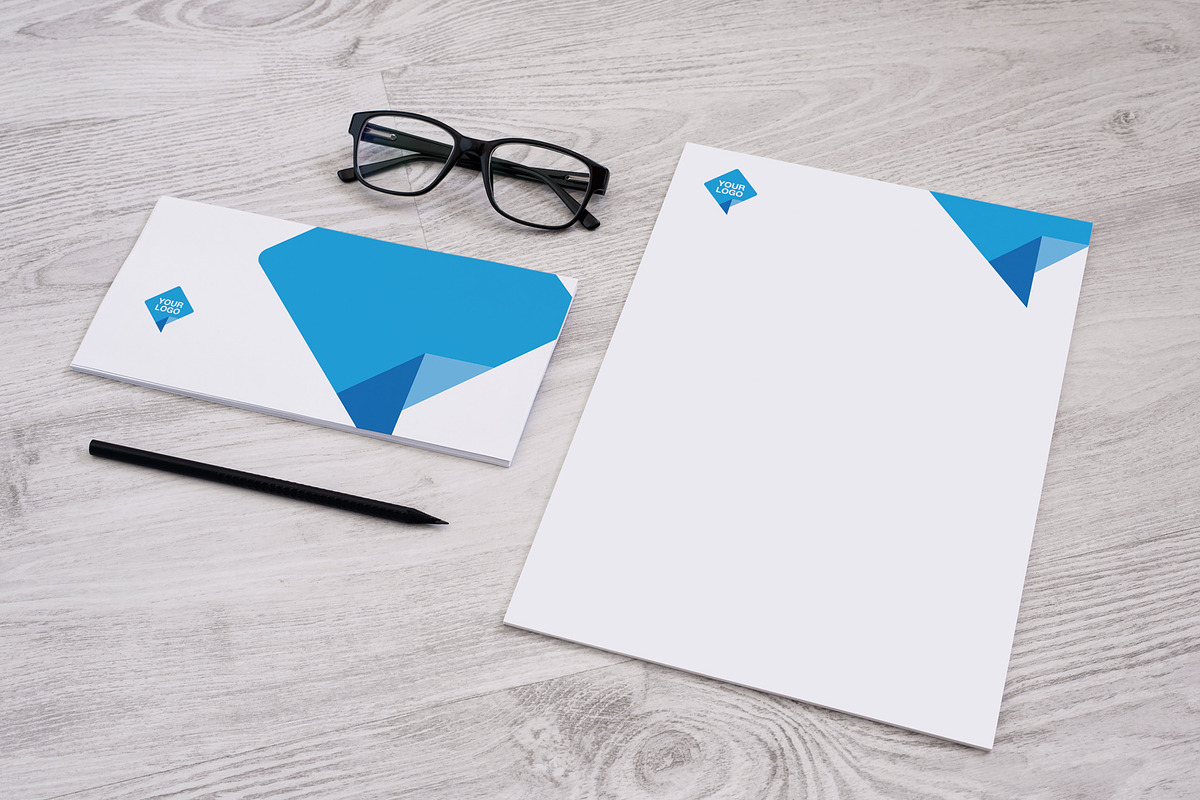 Brand stationery mockup bundle, a Pens & Pencil Mockup by INTERARTIVITY (Photo 7 of 9)
