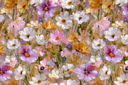 Impressionist Floral 24 Patterns Set, a Pattern Graphic by LoveDesignShop (Thumbnail 10 of 11)