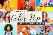 Lightroom mobile color pop presets, an Action Add-On by GDR Design (Thumbnail 1 of 7)