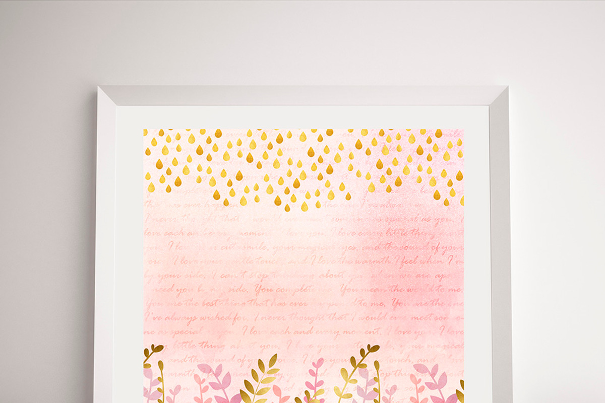 Blush & Gold Dreams Papers, a Texture Graphic by Chus Moreno Studio (Photo 7 of 8)