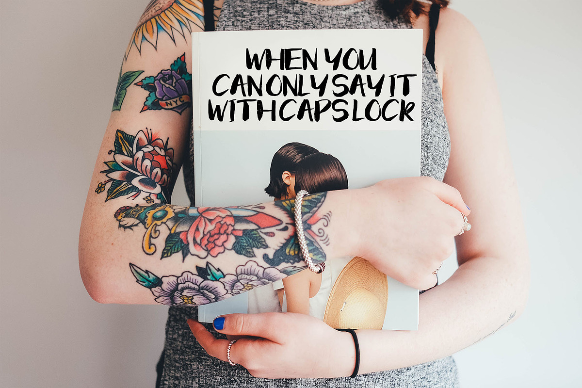 ARC CAPS LOCK - Handwritten Font preview 2