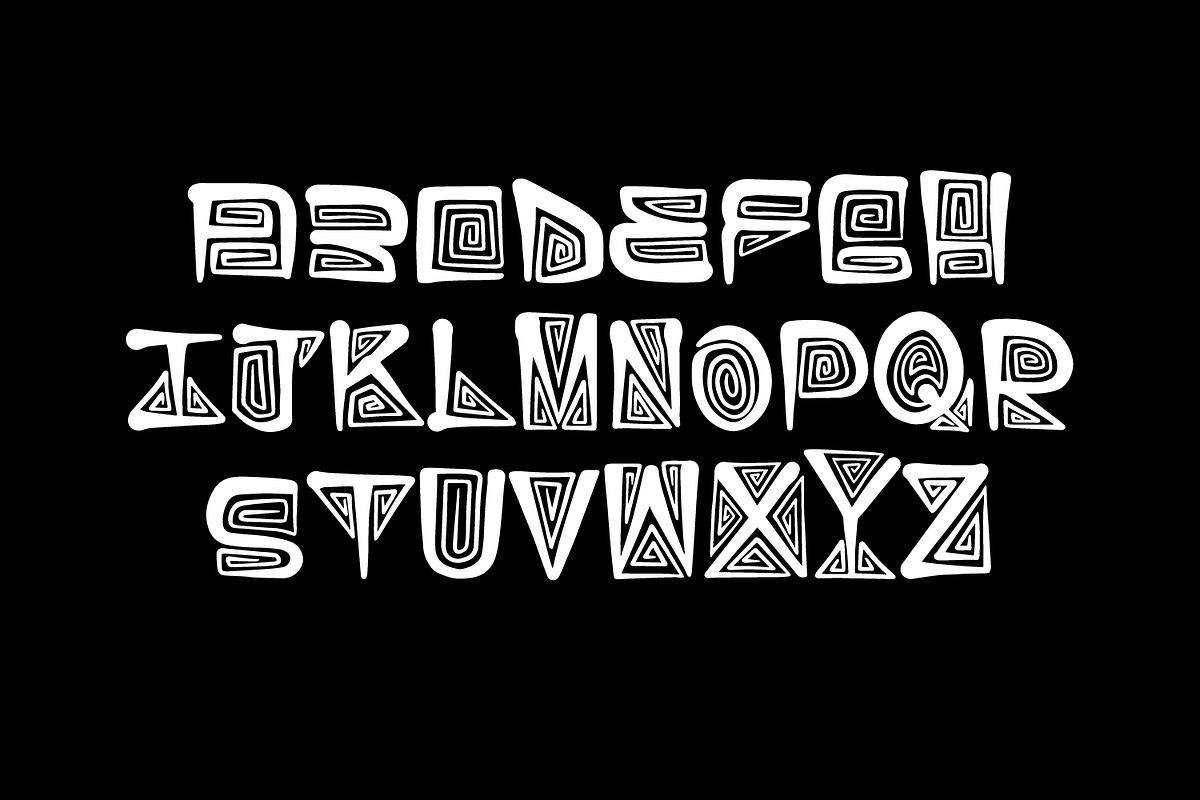TRIXTER CAPS, a Handwritten Font by Beau Hopps Design (Photo 5 of 5)