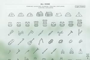 Explore The Forest Icon Set