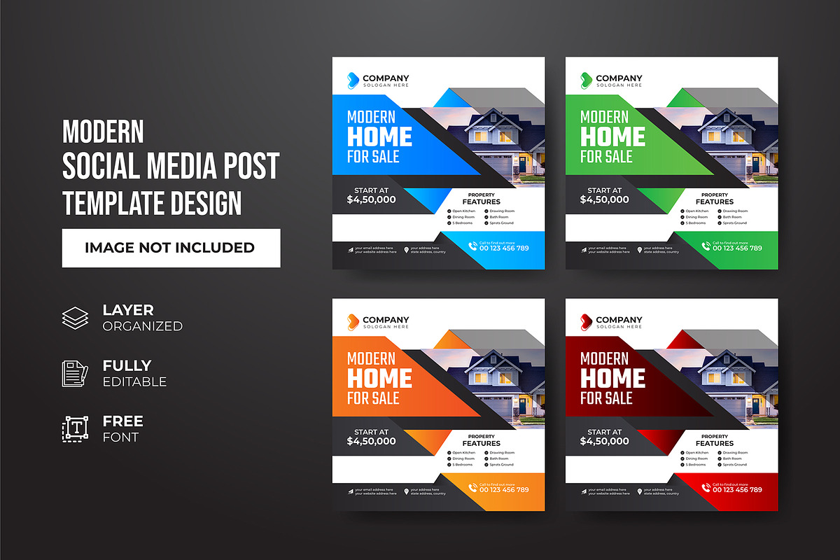 Social Media Post Template, a Social Media Template by gstudiovect21 (Photo 29 of 72)