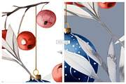 Xmas Berries, Layered Print Patterns, a Pattern Graphic by Pink Linen (Thumbnail 2 of 9)