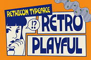 Rethicon, a Sans Serif Font by graphicook (Thumbnail 2 of 10)