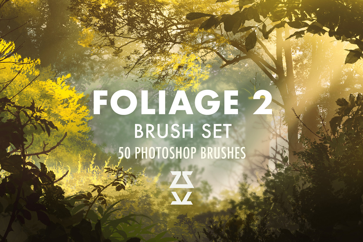 Foliage 2 Brush Set, a Brush Add-On by Zsolt Kosa Art (Photo 1 of 8)