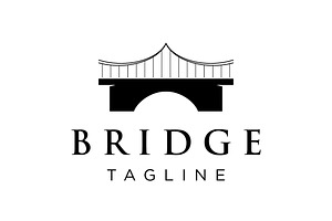 Bridge building abstract logo., a Branding & Logo Template by LOGOCREATIVE