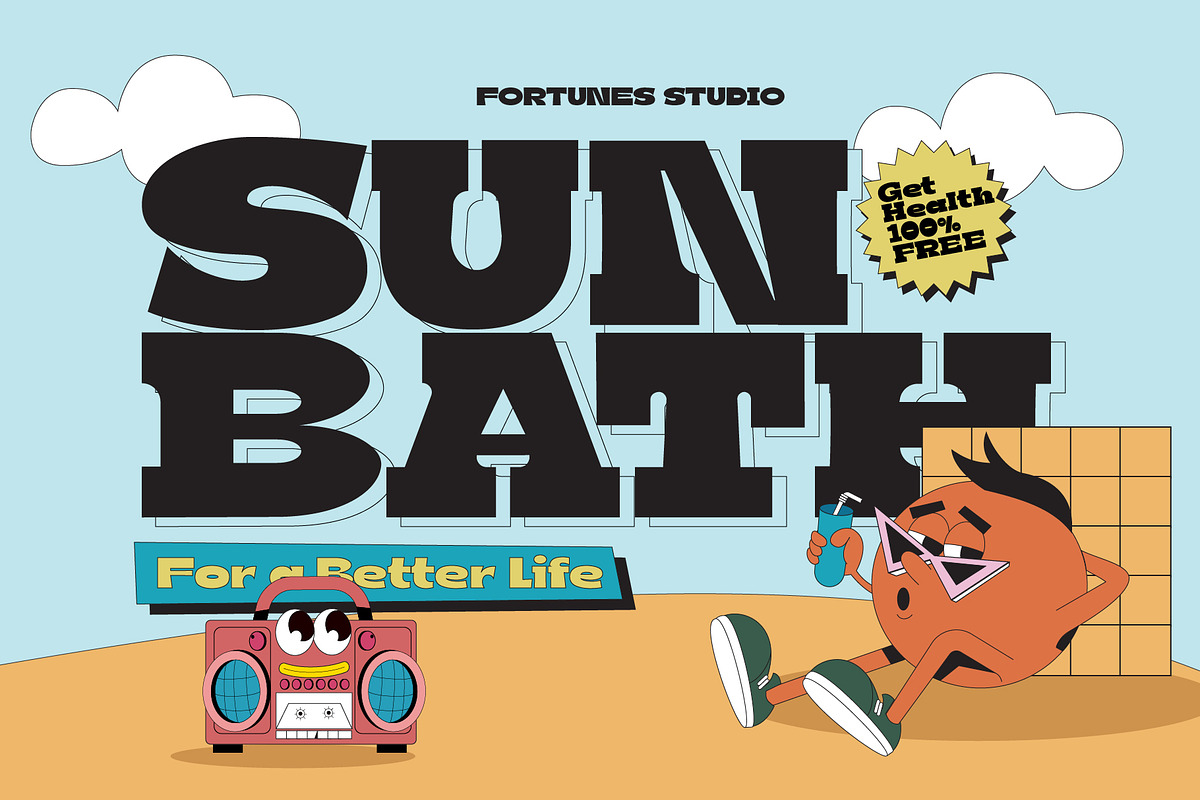 Boldie Slab Font Width, a Slab Serif Font by Fortunes Co (Photo 8 of 12)