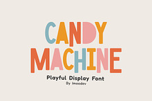 Candy Machine - Playful Font