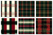 Christmas Plaid Digital Paper, a Pattern Graphic by Dream Creation (Thumbnail 6 of 7)