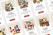 Prigel - Home Activity Modular Scene, an Illustration by Telllu & Friends (Thumbnail 4 of 6)