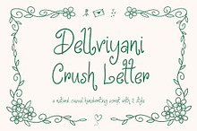 Delviyani Letter Casual Handwritten