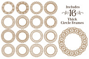 Champagne Round Lace Frames, an Illustration by Amanda Ilkov (Thumbnail 4 of 5)