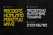 Truexon - Cyber Techno Font, a Sans Serif Font by Dhabee (Thumbnail 7 of 10)