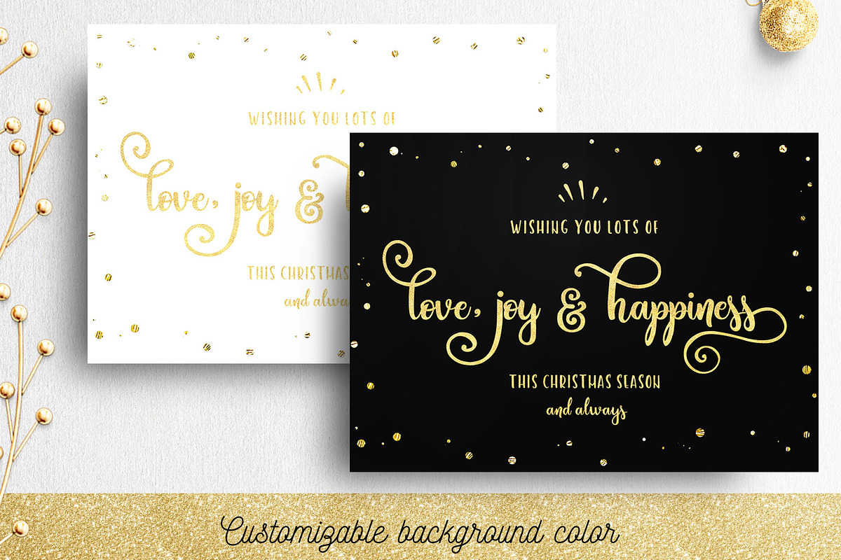 Christmas Photo Card Template, a Card Template by Nifty Template Studio (Photo 3 of 7)