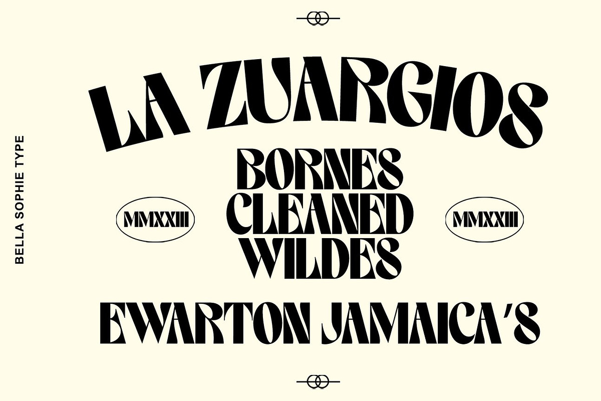 Flores - Modern Display Font, a Sans Serif Font by Luna Shop (Photo 10 of 11)
