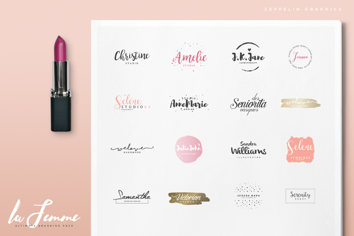 1500 Logos Bundle Collection, a Branding & Logo Template by Graphicdome (Photo 144 of 185)