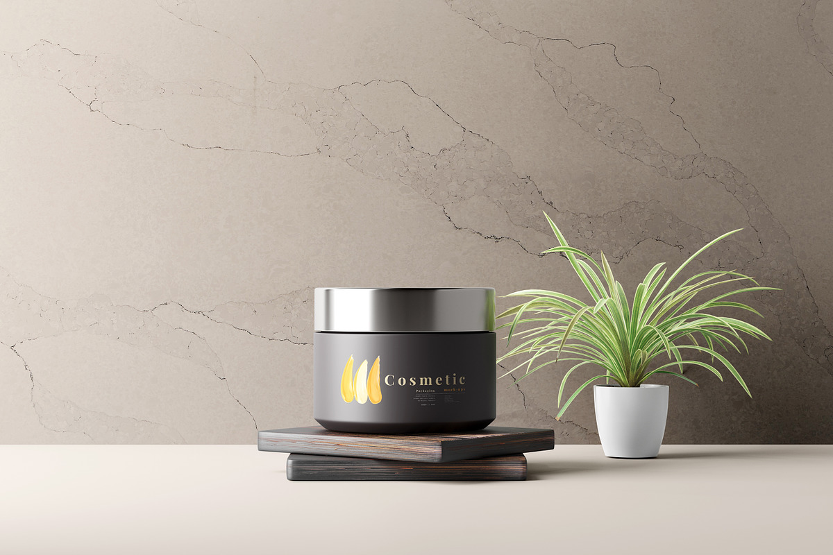 Plastic Jar Mockup, a Cups & Container Mockup by pmvch (Photo 9 of 11)