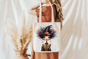 Whimsical Witches Clipart, an Illustration by Libby Wishes (Thumbnail 5 of 7)