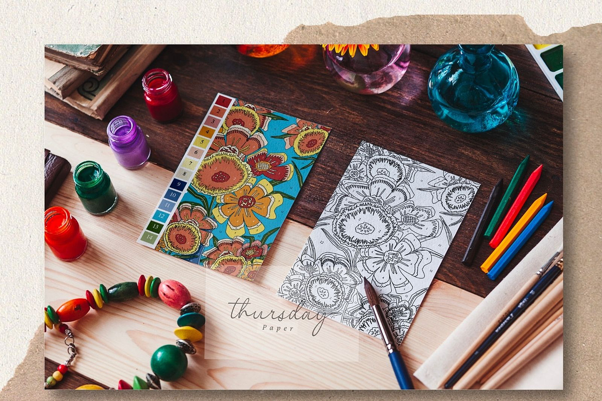 Colorful flowers color by number, a Graphic by Thursdaypaper (Photo 7 of 10)