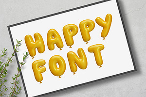 Yellow Balloon Font