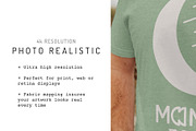 Bella Canvas 3001 Male Model Bundle, a Shirt Mockup by Moonlit Mocks (Thumbnail 3 of 6)