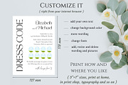 Wedding dresscode attire card, a Card Template by EvaTemplates (Thumbnail 5 of 7)