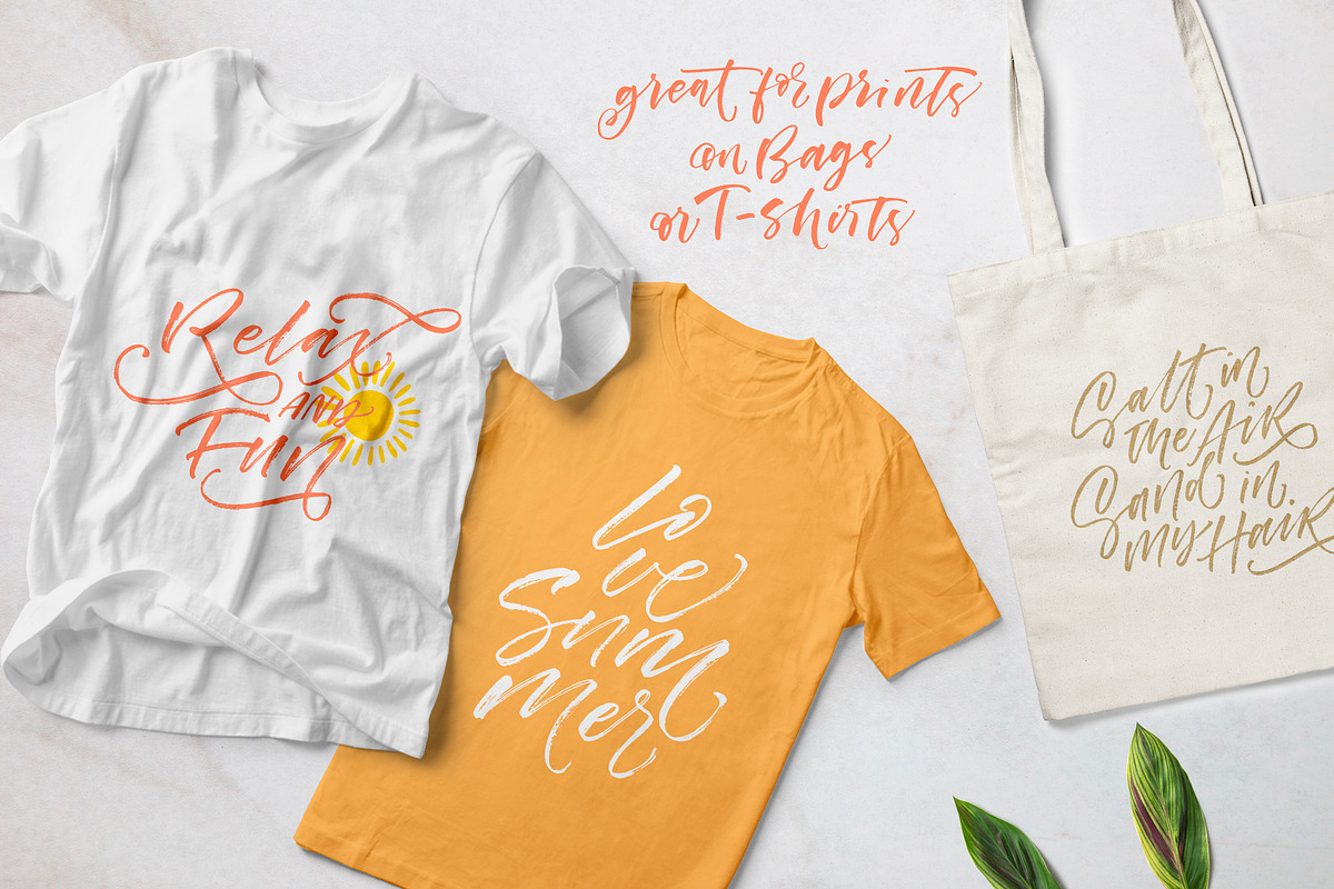 Big Summer Lettering Pack., an Illustration by Asya Mix (Photo 8 of 15)