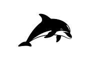 Dolphin Jumping Silhouette Vector, an Illustration by Designs_River (Thumbnail 8 of 51)