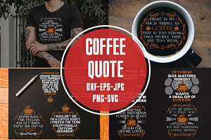 Coffee Quotes SVG Cricut Vol2