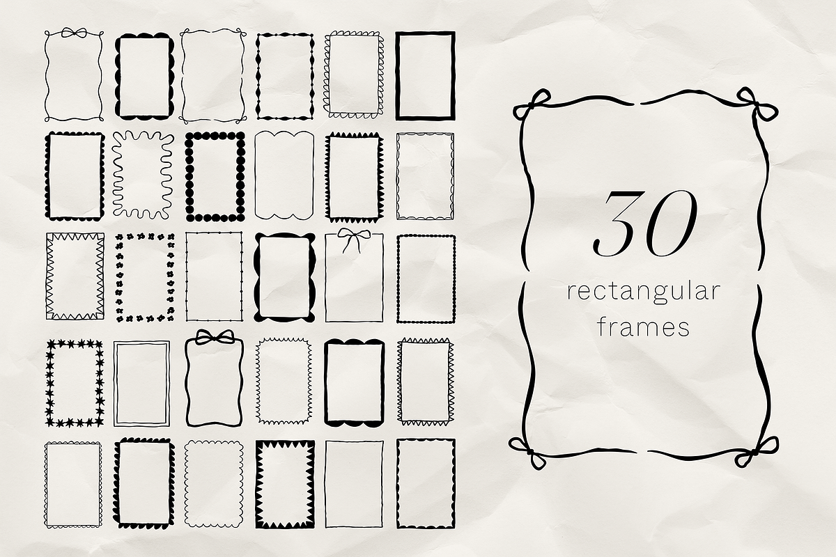 Oval and rectangular frames, an Object Graphic by kondratya (Photo 10 of 13)
