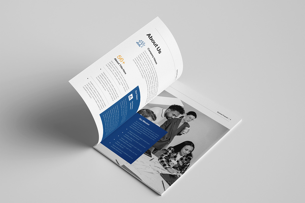 Project Proposal Template, a Brochure Template by Spark_Creative (Photo 7 of 16)