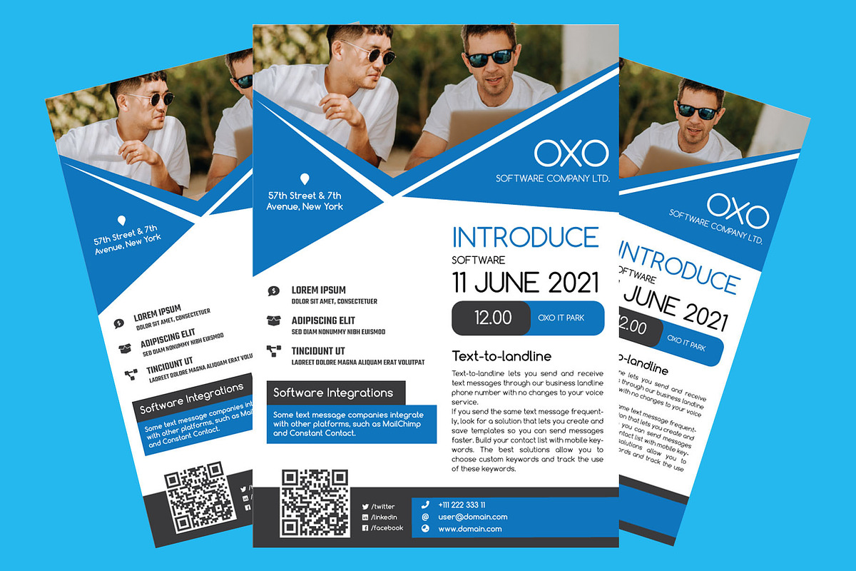 Software Company Flyer, a Flyer Template by PenciGraphics