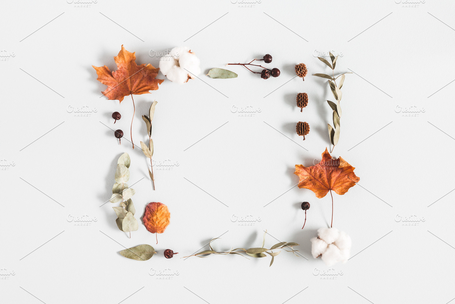 Autumn frame featuring autumn, wreath, and fall, an Arts & Entertainment Photo by Flaffy