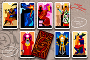 Vector Tarot Cards – Major Arcana, an Object Illustration by Retro Graphic Box (Thumbnail 1 of 5)