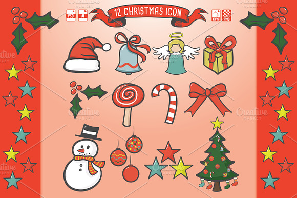 12 Christmas Icon