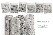 6 Seamless Pattern: Leaf Whisper, a Pattern Graphic by StudioCitra (Thumbnail 1 of 10)