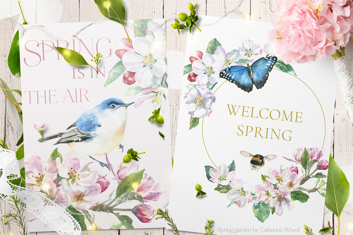 52in1 Whole Shop Bundle Watercolor, an Animal Illustration by Catherine Wheel (Photo 14 of 28)
