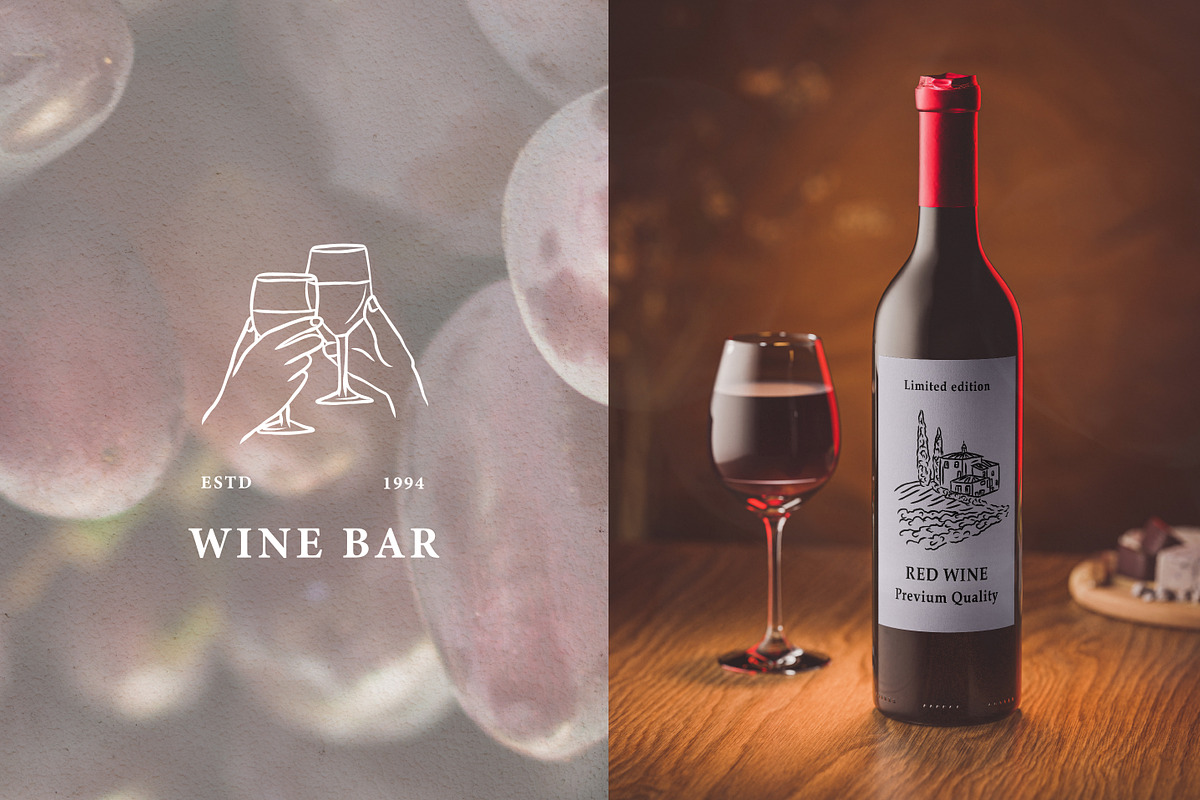 Line art Wine and Dine collection, an Object Illustration by RaDavCrafts (Photo 10 of 15)