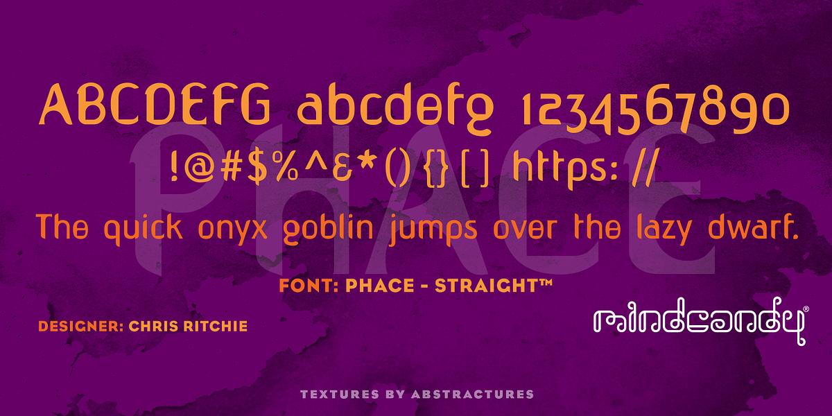 Phace™, a Sans Serif Font by MINDCANDY (Photo 3 of 3)