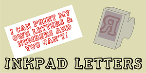 Inkpad LettersJNL