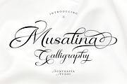 Musalina - Calligraphy Script Font, a Script Font by agnyhasyastudio (Thumbnail 1 of 9)