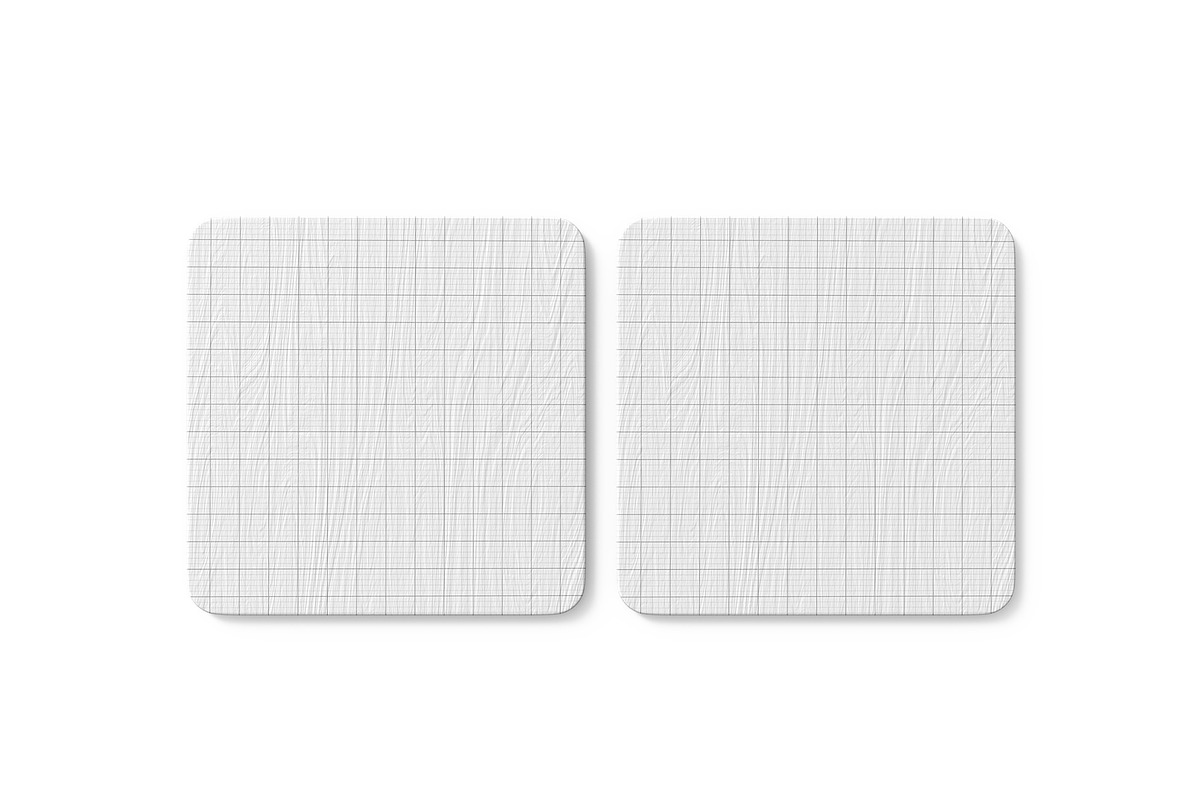 Square Coaster Mockup Set Template, a Product Mockup by graphypix (Photo 4 of 4)